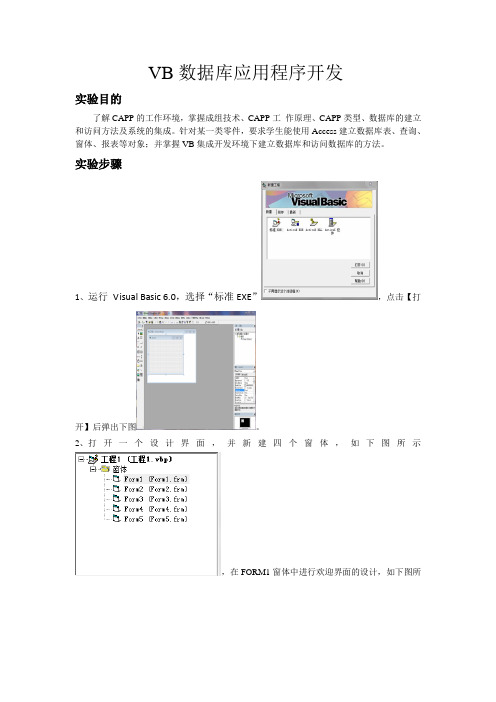 VB数据库应用程序开发