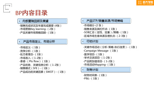 产品经理必备BP模板(中文版)