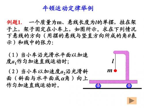 动力学例题(供参考)