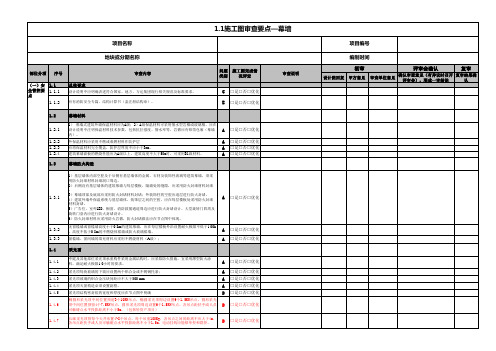 施工图审查要点-幕墙