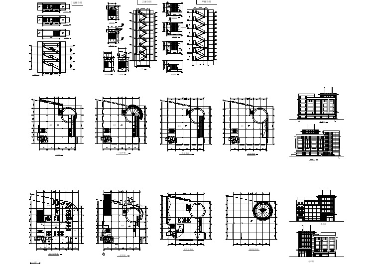 某五层超市建筑设计方案CAD图纸