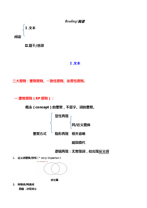 最新 墨东博 英语阅读技巧(葵花宝典)