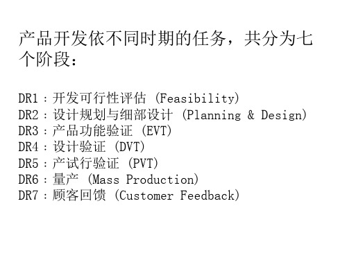 某新产品开发流程概述