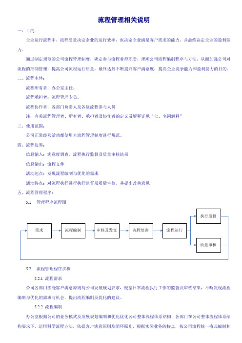 流程管理制度