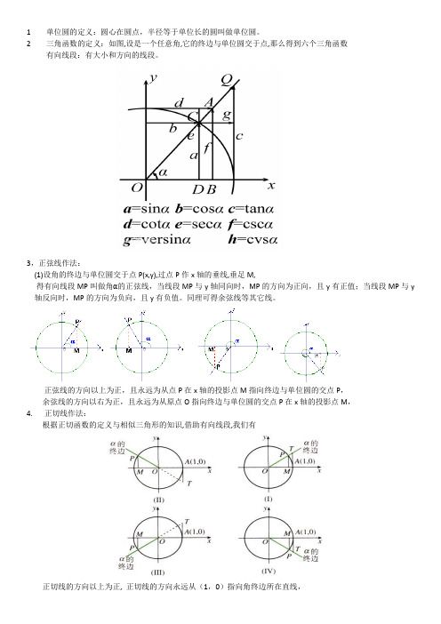 三角函数线