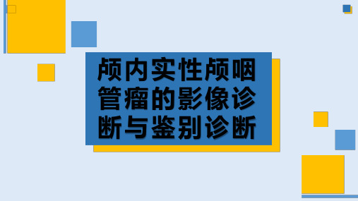 颅内实性颅咽管瘤的影像诊断与鉴别诊断