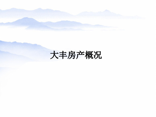 四川新都区大丰房产概况