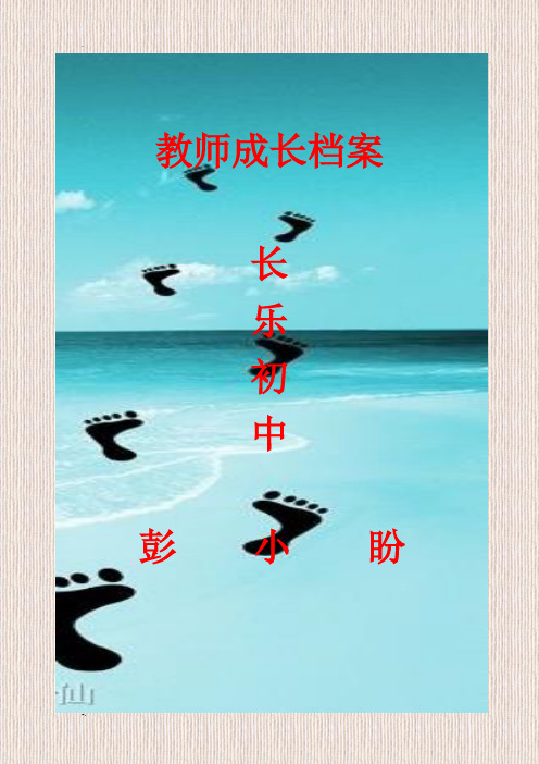 教师个人成长档案