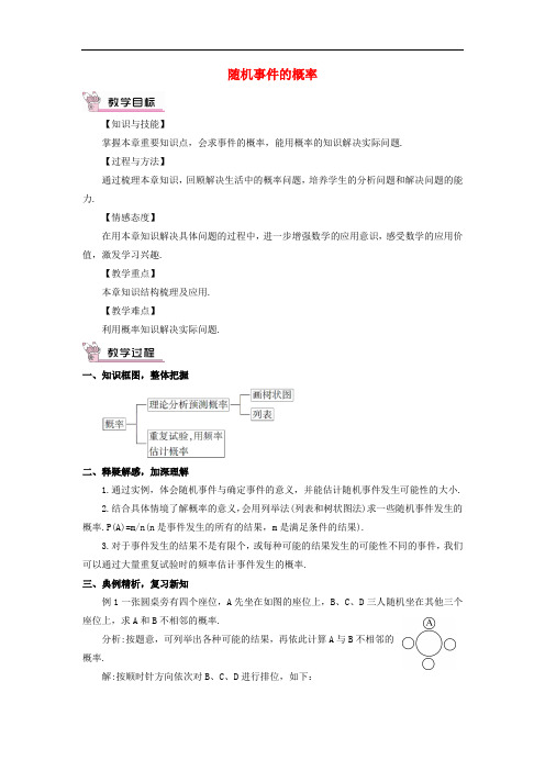 冀教初中数学九下《31.2 随机事件的概率 》word教案 (1)