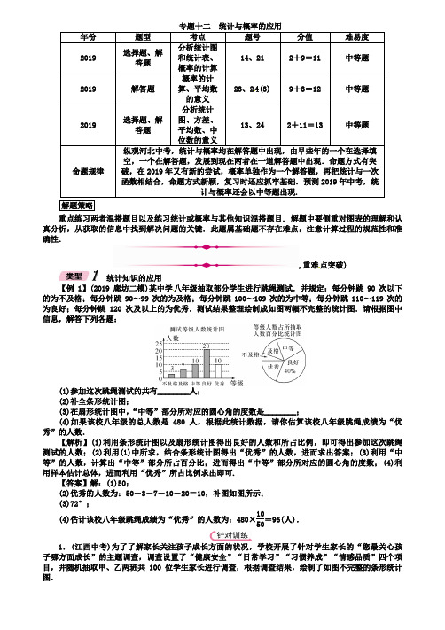 河北省2019年中考数学专题12的应用精讲试题