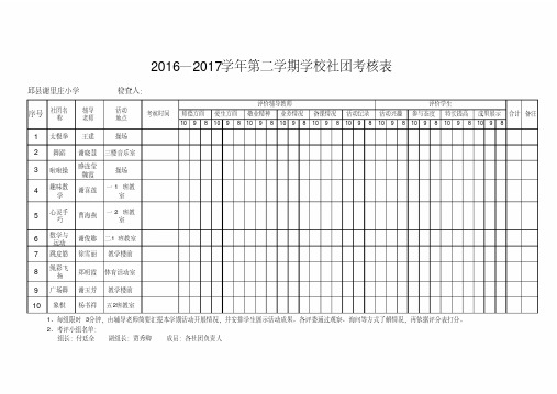 学年第一学期学校社团考核表.pdf