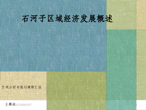石河子区域经济发展概况课件