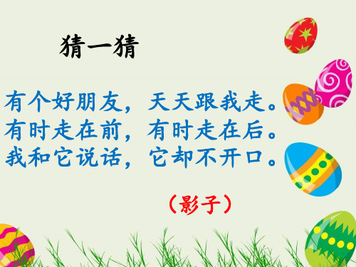 一年级语文上册课件-5 影子(7)-部编版(共31张PPT)