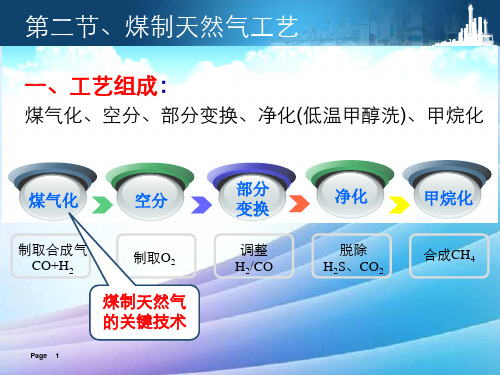 煤制天然气工艺组成最新实用版