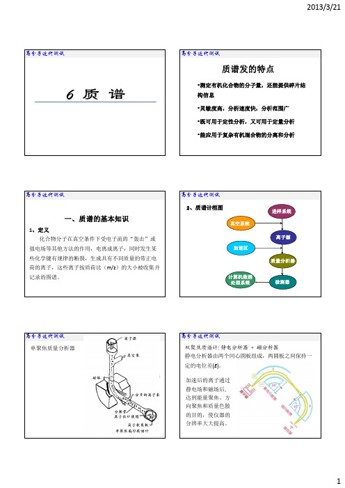 聚合物研究方法质谱