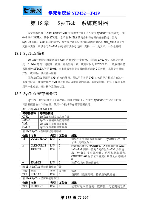 STM32库开发实战指南-M4：18-SysTick-系统定时器