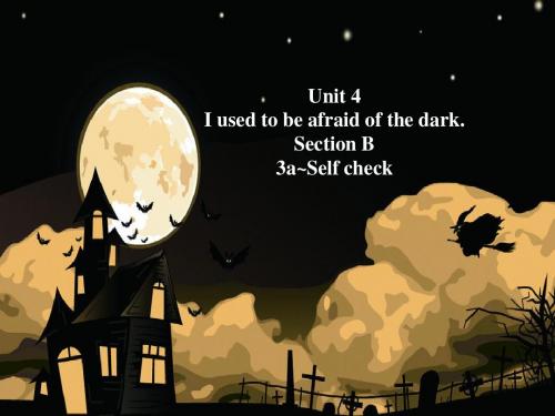 新目标九年级Unit4 Section B(3a~Self check)课件