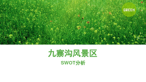 九寨沟风景区swot分析