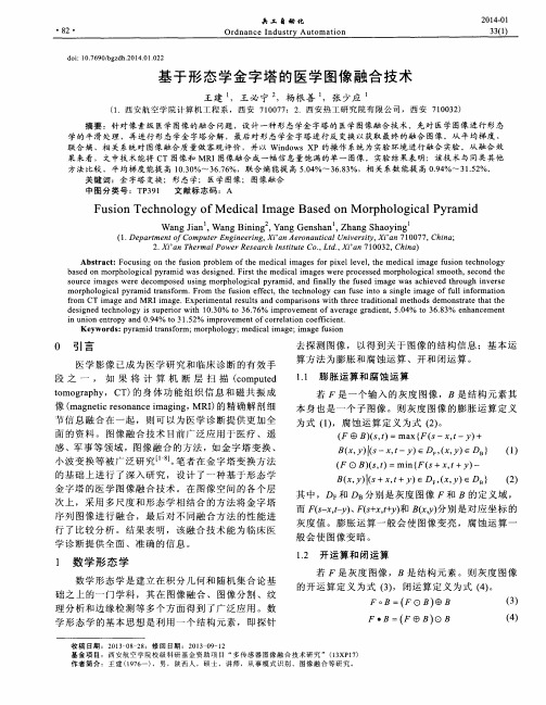 基于形态学金字塔的医学图像融合技术