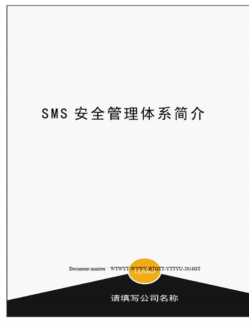 SMS安全管理体系简介