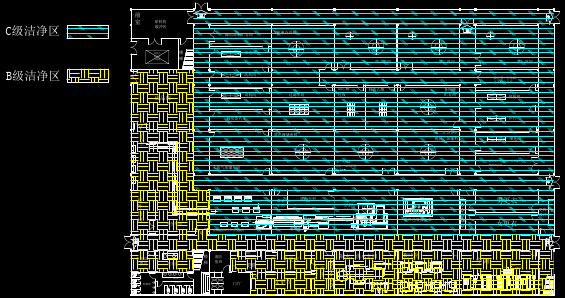 制药工厂洁净区划分图