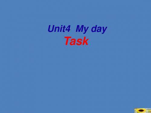 牛津译林版七年级英语上册《nit 4 My day  Task： Are you happy.》精品课课件_2