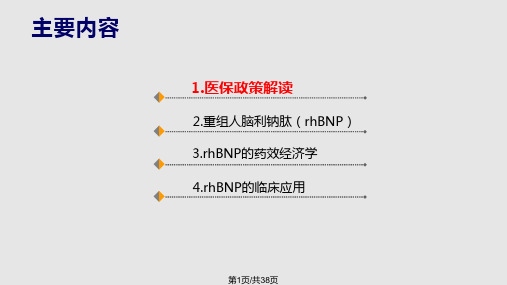 新活素心衰治疗临床应用PPT课件