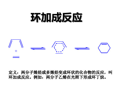 环加成反应和机理精品PPT课件