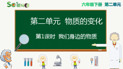 最新教科版六年级下册科学第二单元物质的变化单元教学课件