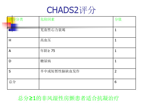 CHADS2评分