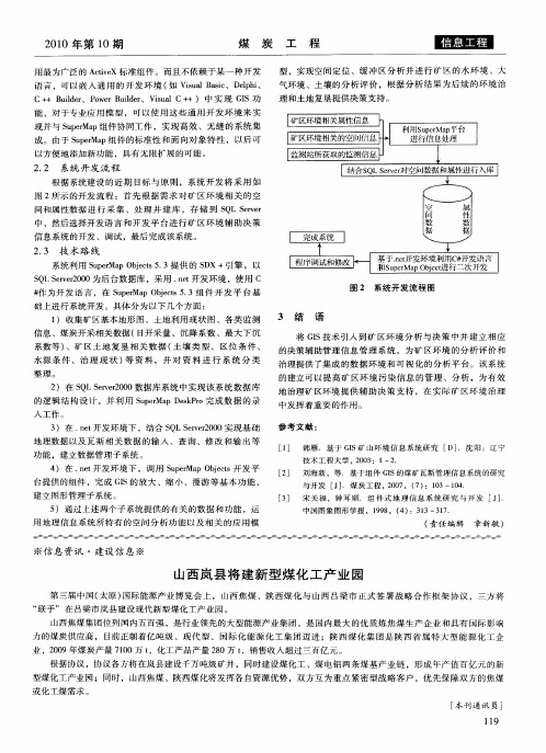 山西岚县将建新型煤化工产业园