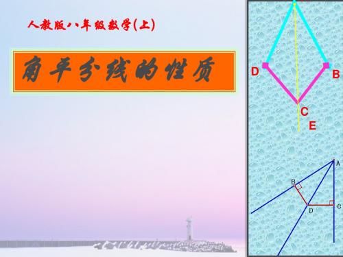 新人教版八年级上《角平分线的性质》ppt课件【14页】