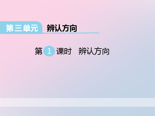 2021年《辨认方向》PPT文档