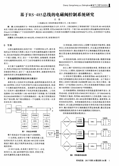 基于RS-485总线的电磁阀控制系统研究