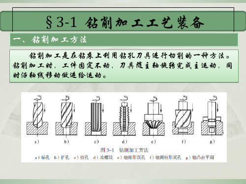 第三章钻削与镗削工艺与装备ppt课件