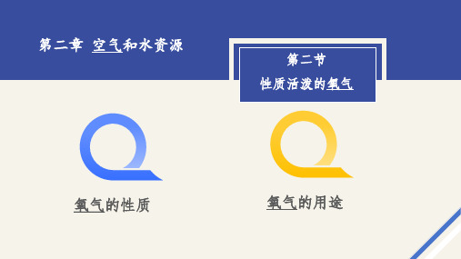 2.2性质活泼的氧气课件九年级化学(全国)(2024)上册