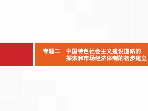 2020届浙江高考历史(选考2)课件：9.2 中国特色社会主义建设道路的探索和市场经济体制的初步建立 