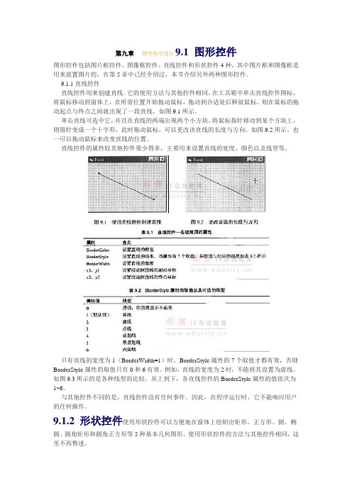 第九章vb6.0图形程序设计