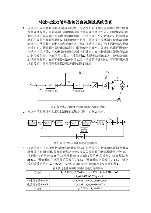 双闭环控制仿真报告