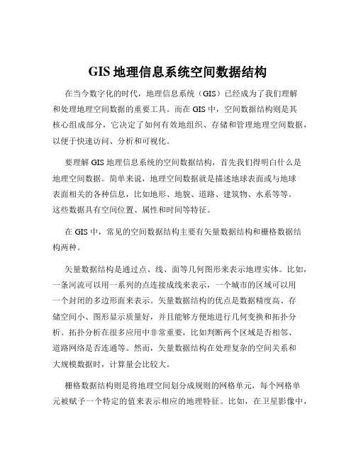 GIS地理信息系统空间数据结构