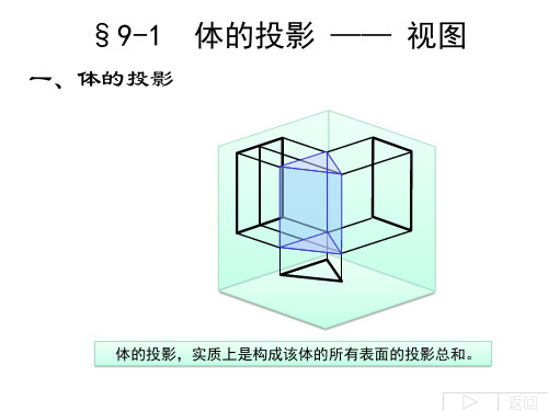 工程制图-体、平面立体、曲面立体