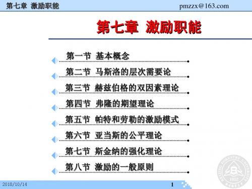 7 激励职能解析