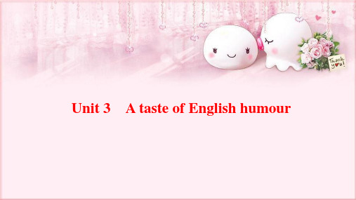 高三英语一轮复习精品课件14：Unit 3 A taste of English humour