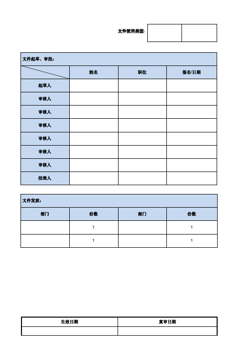 房间命名及编号管理规程