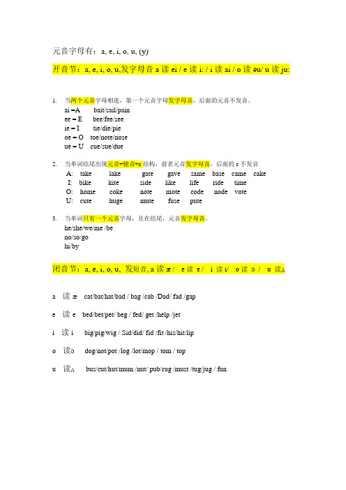 英语自然拼读法——入门篇