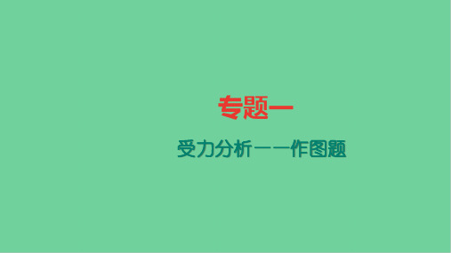 八年级物理专题一受力分析__作图题习题课件新版沪科版