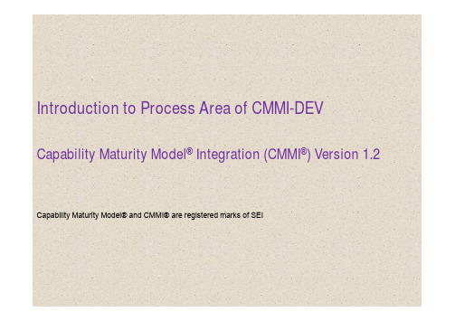 CMMI_v1.2各PA解读