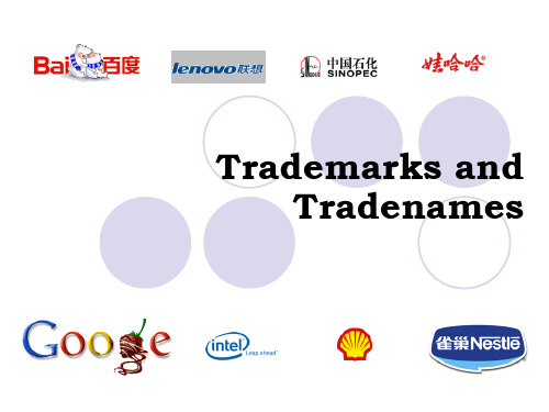 Trademarks and Tradenames