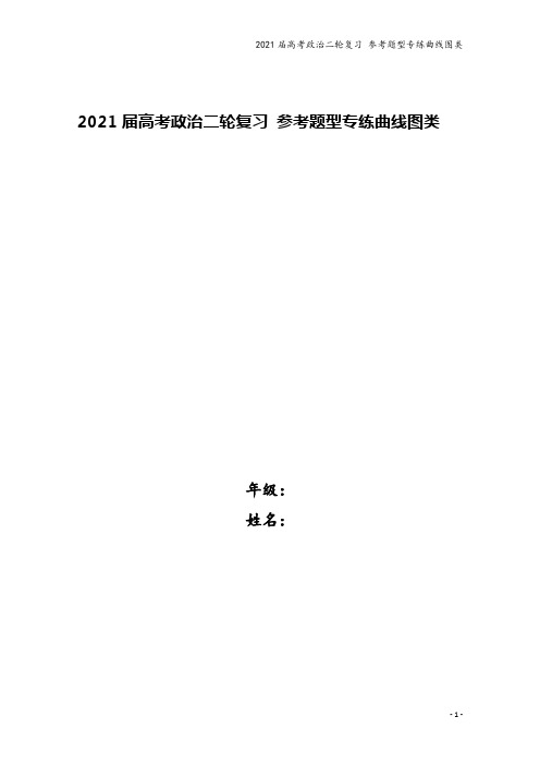 2021届高考政治二轮复习 参考题型专练曲线图类