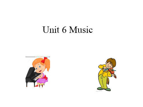 牛津上海版(深圳)四年级下册Unit 6《Music》ppt课件